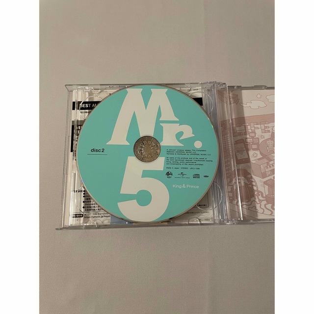 King & Prince(キングアンドプリンス)のMr.5 通常盤  エンタメ/ホビーのCD(ポップス/ロック(邦楽))の商品写真