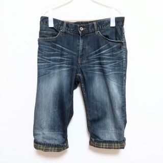 ボイコット(BOYCOTT)の【美品 58%OFF】BOY COTT メンズ ひざ丈 デニム ハーフパンツ(ショートパンツ)