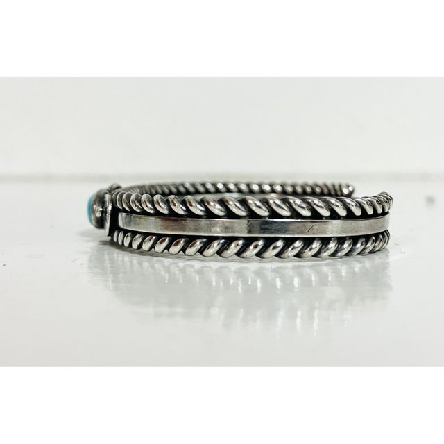 Navajo/ナバホ エッタ・エンディート バングル ワイヤー ターコイズ-