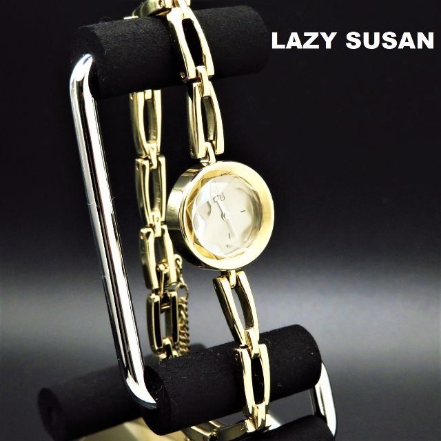 LAZY SUSAN - LAZY SUSAN ブレスレットウォッチ カットガラスの LAZY SUSAN - LAZY SUSAN ブレスレットウォッチ カットガラスの