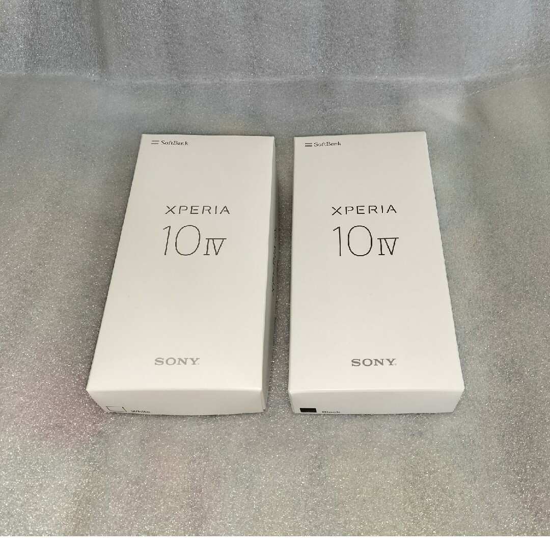 【新品未使用品】xperia10iv Black & White 各1台の計2台