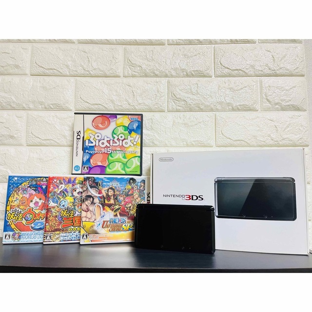 【外箱・説明書あり】ニンテンドー 3DS 本体 クリアブラック