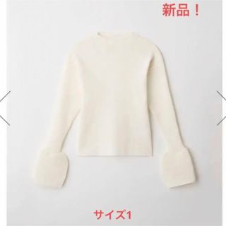 イッセイミヤケ(ISSEY MIYAKE)のcfcl トップス　未使用　白　(カットソー(長袖/七分))