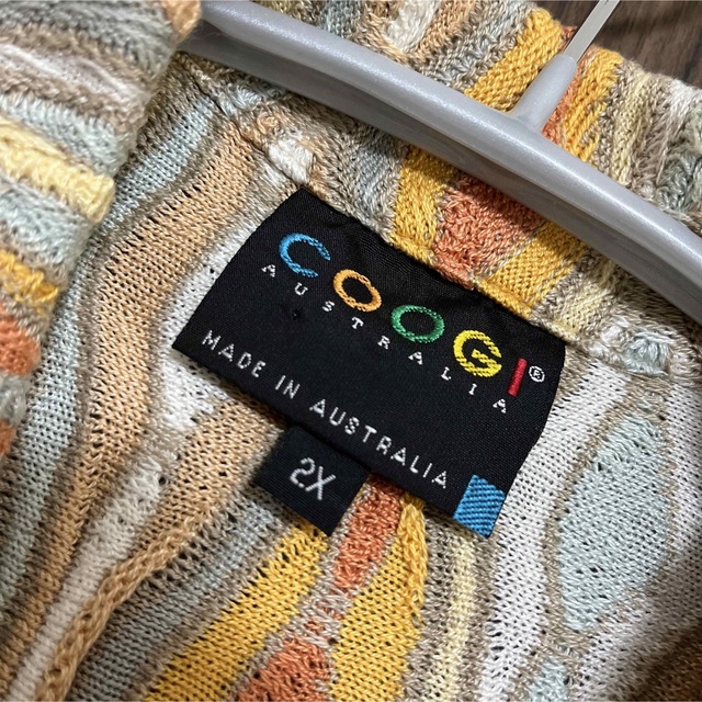 激レア COOGI クージー 3Dニット 総柄シャツ オーストラリア製 大割引