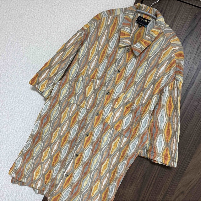 激レア COOGI クージー 3Dニット 総柄シャツ オーストラリア製 大割引
