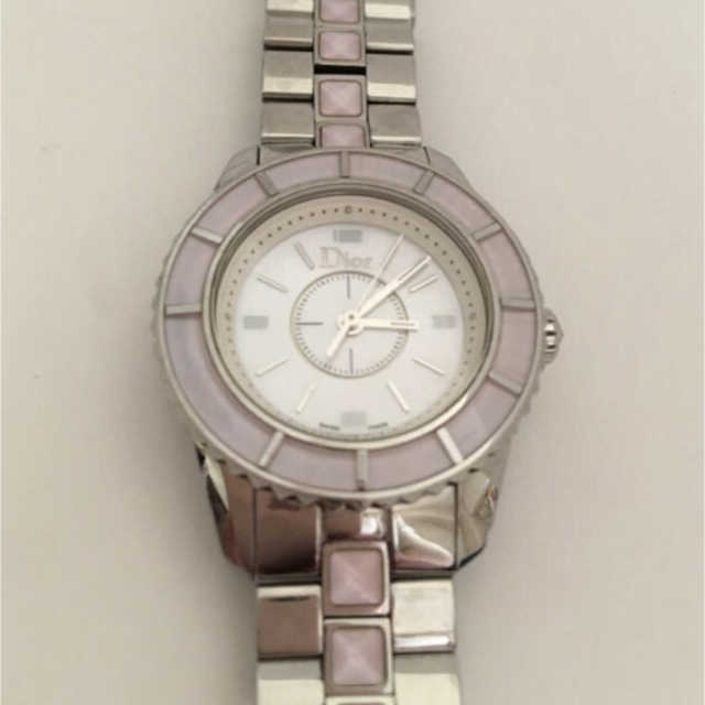 30日限定価格!Christian Dior♡クリスタル 時計♡ピンク 【大注目