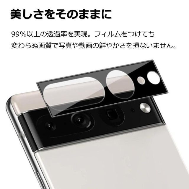 Google Pixel(グーグルピクセル)のGoogle Pixel 6a カメラ レンズ フィルム スマホ/家電/カメラのスマホアクセサリー(保護フィルム)の商品写真