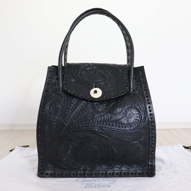 GRACE CONTINENTAL - CarvingTribes LUNA ルナ レザー ハンド トートバッグ 肩掛け