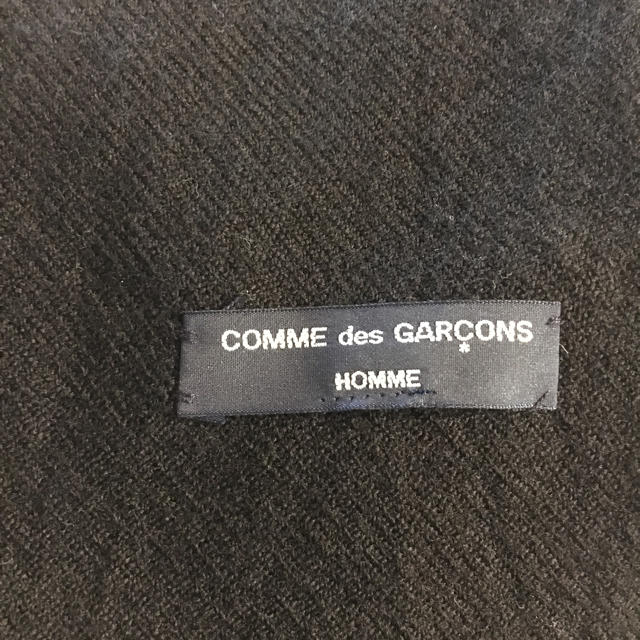 COMME des GARCONS(コムデギャルソン)のCOMME des GARÇONS HOMME マフラー ブラック メンズのファッション小物(マフラー)の商品写真