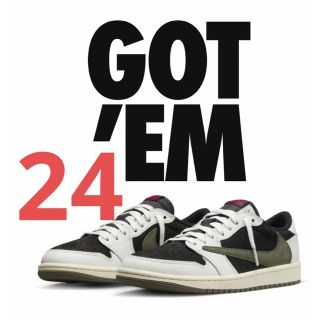 ジョーダン(Jordan Brand（NIKE）)のTravis Scott Nike Air Jordan 1 Low 24(スニーカー)