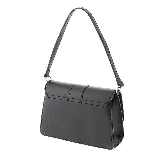 GUESS(ゲス)の【ブラック(BLA)】(W)EVIE Medium Flap レディースのバッグ(ショルダーバッグ)の商品写真