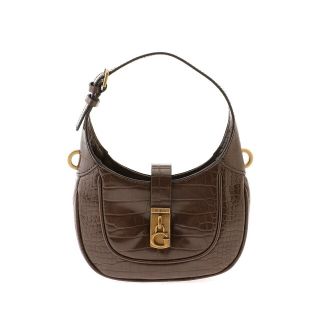 ゲス(GUESS)の【ブラウン(BRO)】GUESS ハンドバッグ ホーボー (W)MAIMIE Mini Hobo(ショルダーバッグ)