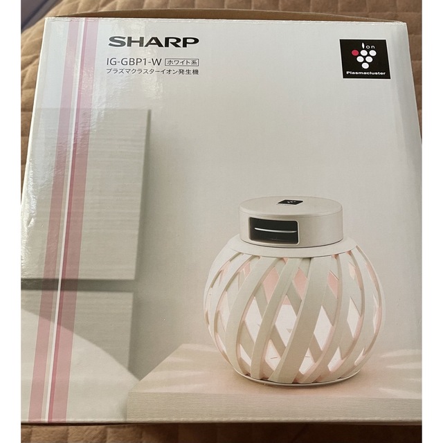 SHARP(シャープ)の加湿器　プラズマクラスターイオン照明　美肌ケア　間接照明　さくら　ピンク　ライト スマホ/家電/カメラの生活家電(加湿器/除湿機)の商品写真