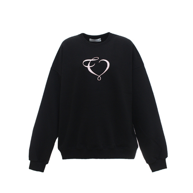 TheVirgins heart velvet logo sweat