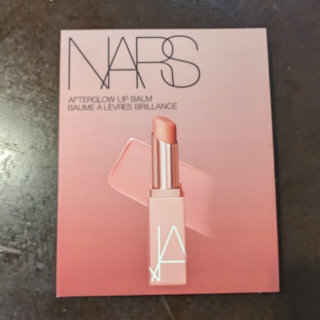 NARS(ナーズ)のNARS アフターグロー リップバーム 3420ORGASM サンプル&紙袋 コスメ/美容のスキンケア/基礎化粧品(リップケア/リップクリーム)の商品写真