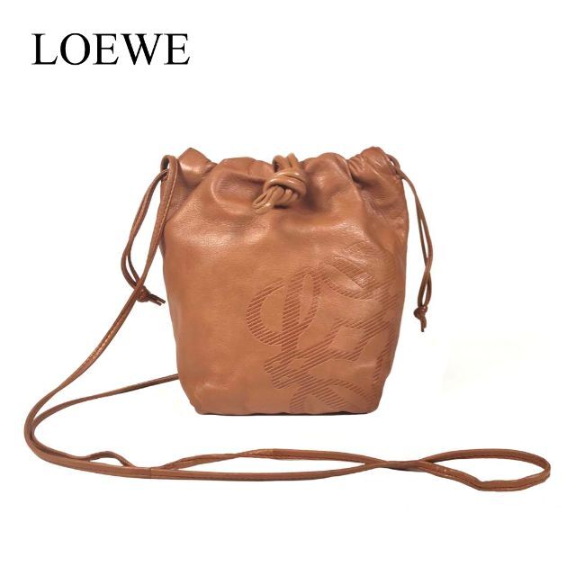 LOEWE ショルダーバッグ レザー ポシェット