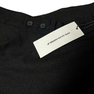 【新品】JULIUS 2022AW ストレッチジャガード パンツ ブラック 3