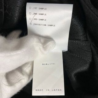 新品】JULIUS 2022AW ストレッチジャガード パンツ ブラック 3
