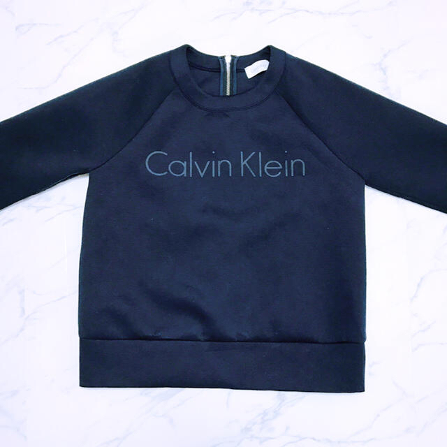 Calvin Klein(カルバンクライン)のCalvin Klein ジャージートレーナー レディースのトップス(トレーナー/スウェット)の商品写真