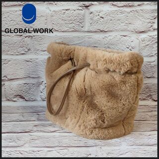 グローバルワーク(GLOBAL WORK)のGLOBAL WORK　ハンドバッグ　もふもふ　内ポケット3　外ポケットなし(ハンドバッグ)