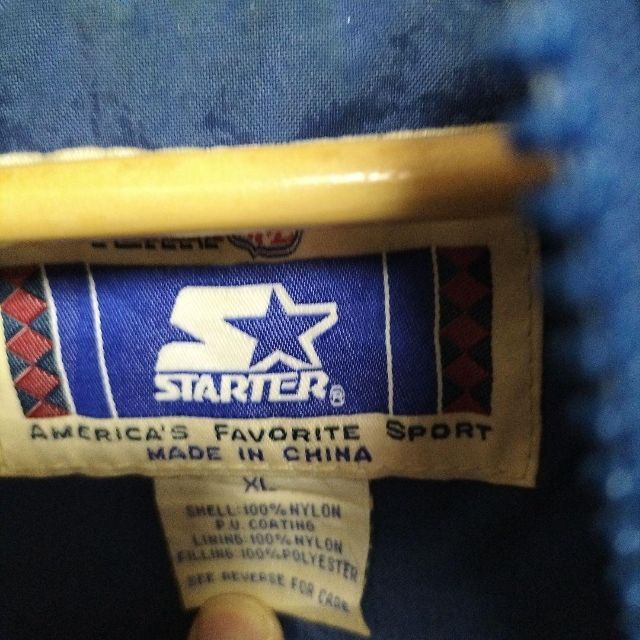 【大人気】STARTER×NFL カウボーイズ 刺繍 アメフト 中綿ブルゾン48cm身幅