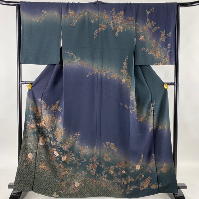 訪問着 名品 身丈162.5cm 裄丈65.5cm 正絹バイセル訪問着