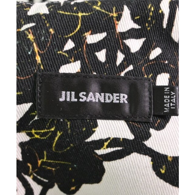 Jil Sander(ジルサンダー)のJIL SANDER クロップドパンツ 52(XL位) 白x黒(総柄) 【古着】【中古】 メンズのパンツ(その他)の商品写真