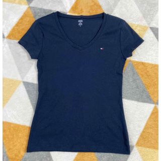 トミーヒルフィガー(TOMMY HILFIGER)のTOMMY HILFIGER トミーヒルフィガー Ｖネック半袖Tシャツ Mサイズ(Tシャツ(半袖/袖なし))