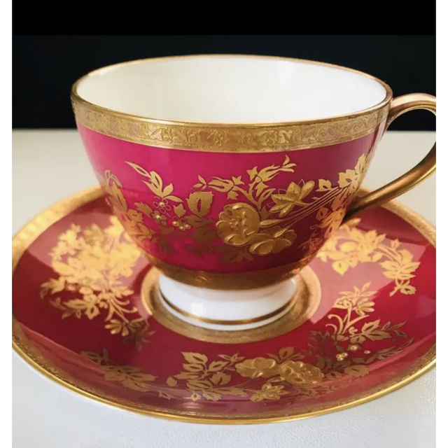 MEISSEN(マイセン)のミントン MINTON ATHOLL レッド　ルビー インテリア/住まい/日用品のキッチン/食器(食器)の商品写真