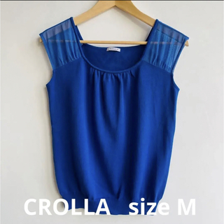 クローラ(CROLLA)のCROLLA クローラ レディース トップス カットソー  M(カットソー(半袖/袖なし))
