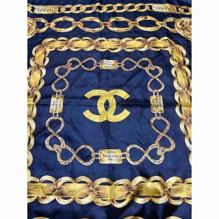 CHANEL - CHANEL ヴィンテージ大判スカーフの通販 by smile☺︎shop