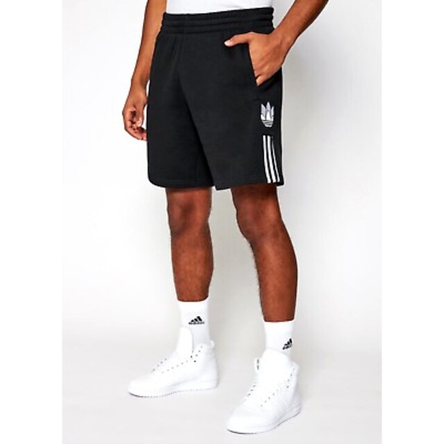 adidas(アディダス)のXL アディダスオリジナルス ハーフパンツ ブラック ショートパンツ 黒 短パン メンズのパンツ(ショートパンツ)の商品写真