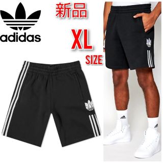 アディダス(adidas)のXL アディダスオリジナルス ハーフパンツ ブラック ショートパンツ 黒 短パン(ショートパンツ)