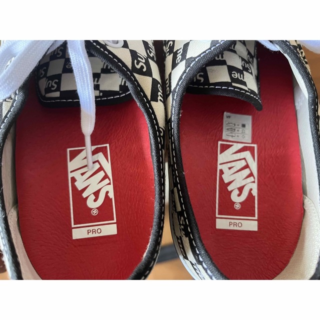 16AW Supreme Vans Checker Logo Authenticメンズ