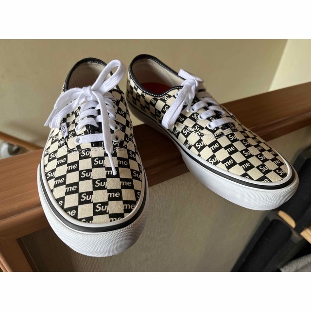 16AW Supreme Vans Checker Logo Authenticメンズ