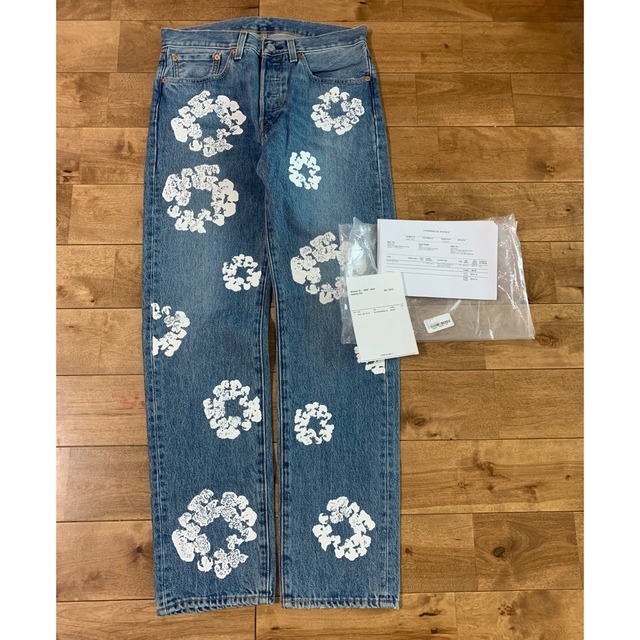 denim tears levis wreath jean light wash | www.jarussi.com.br