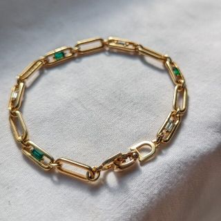幅広type 本日限り4000OFF!♡Christian Dior ゴールドブレスレット