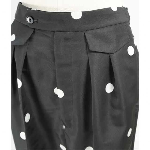 HEYON へヨン ドットパンツ carrot pants (dot) 黒 M-