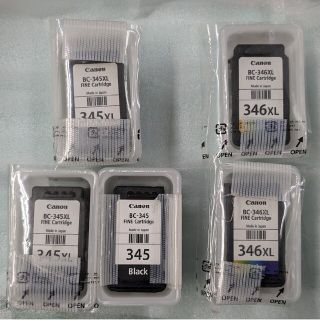 ●Canon純正　345XL　346XL　使用済み　5個●(PC周辺機器)