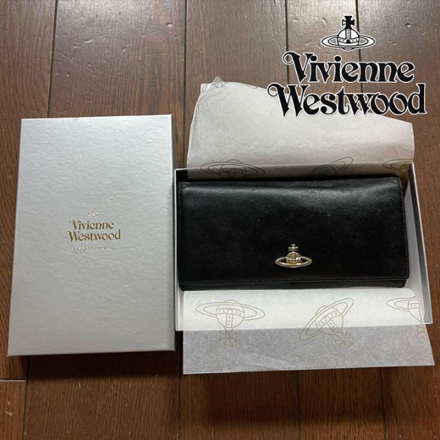 Vivienne Westwood 長財布 ウォレット ブラック ユニセックス - 財布