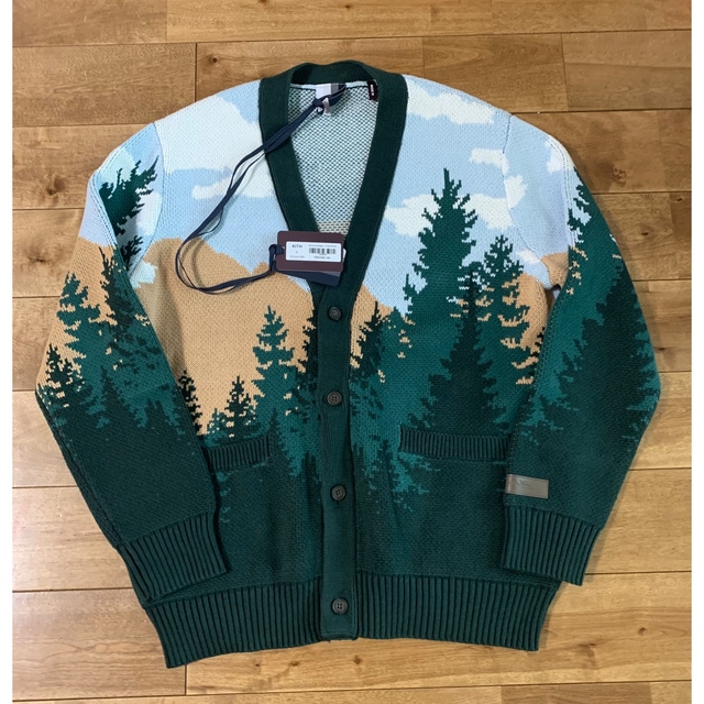 kith spruce cardigan L green mint