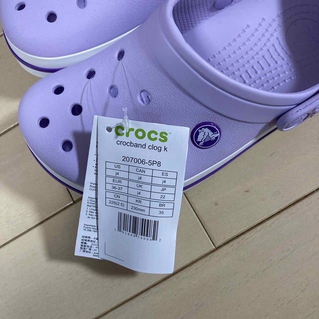 crocs(クロックス)の新品 22cm クロックス クロックバンド ラベンダー レディースの靴/シューズ(サンダル)の商品写真