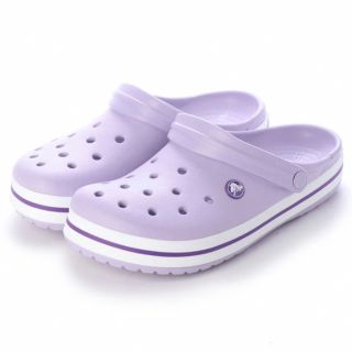 クロックス(crocs)の新品 22cm クロックス クロックバンド ラベンダー(サンダル)