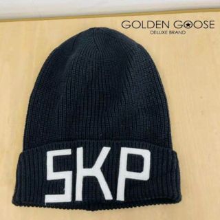 ゴールデングース(GOLDEN GOOSE)のGOLDEN GOOSE SKPロゴニットキャップ ユニセックス イタリア製(ニット帽/ビーニー)