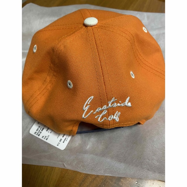 NEW ERA(ニューエラー)のEASTSIDE GOLF NEW ERA ORANGE x NAVY  スポーツ/アウトドアのゴルフ(ウエア)の商品写真