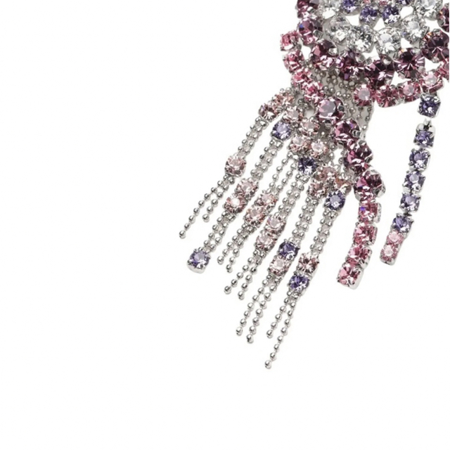 希少マメクロゴウチpastel crystal fringe earrings | www.jarussi.com.br