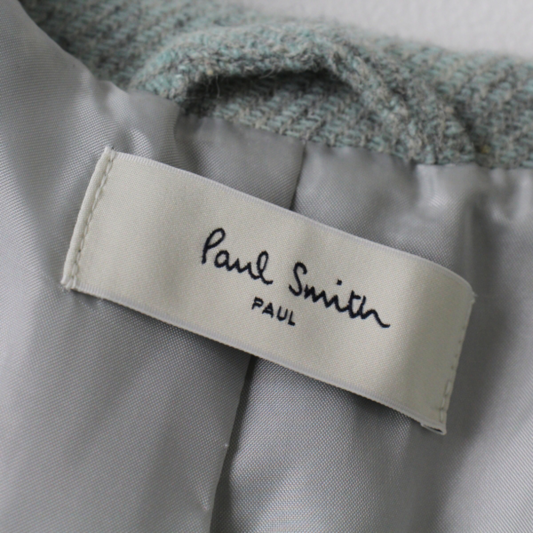 Paul Smith(ポールスミス)のPaul Smith ポールスミス ウールチェスターコート 40/グリーン ハオリ 羽織 アウター【2400013299817】 レディースのジャケット/アウター(その他)の商品写真