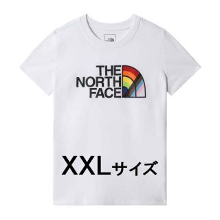 ザノースフェイス(THE NORTH FACE)のXXL ノースフェイス ウィメンズ レインボー プライド 半袖Tシャツ 日本未入(Tシャツ(半袖/袖なし))