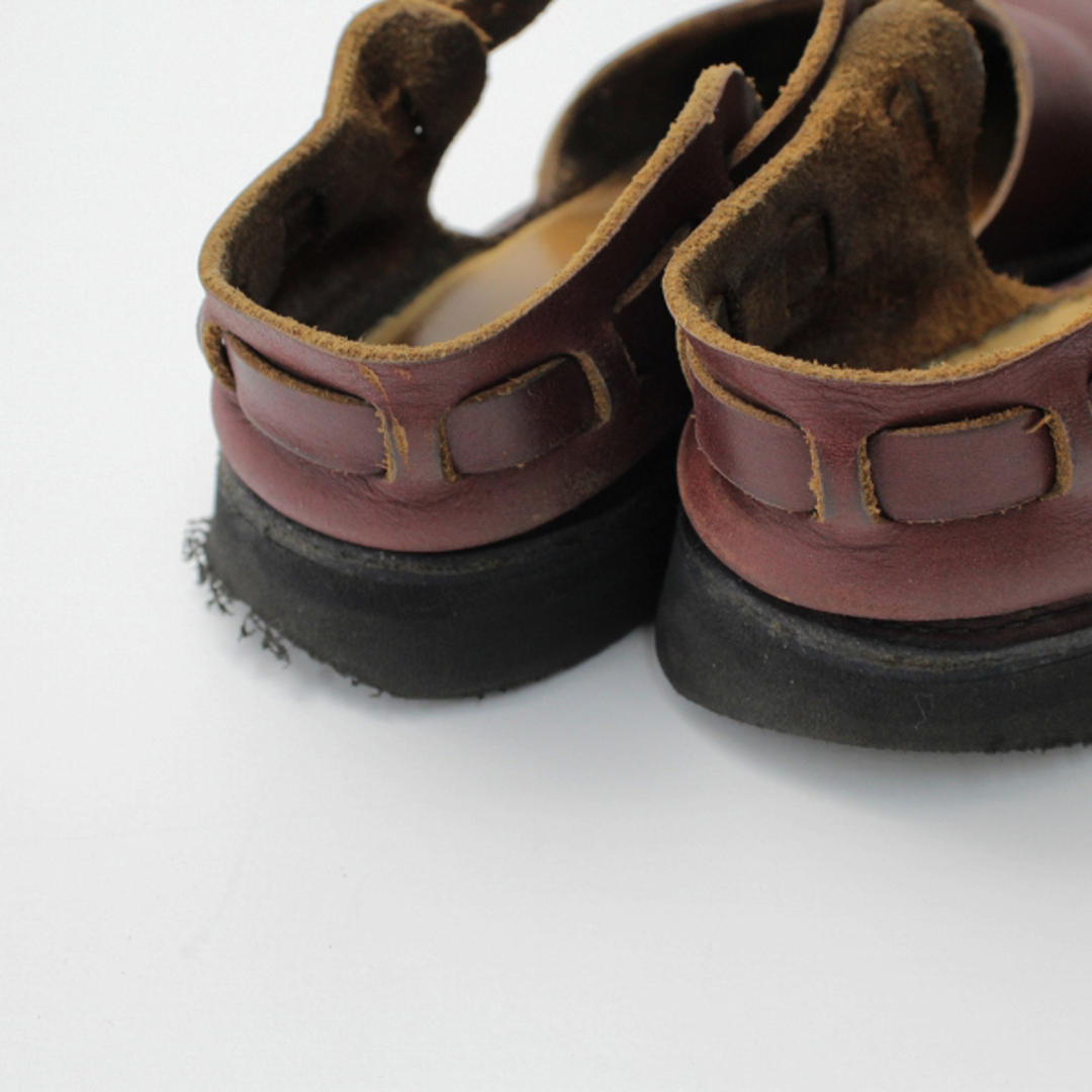 AURORA SHOES オーロラシューズ NEW CHINESE ニュー チャイニーズ ストラップシューズ 6C/ブラウン系 エンジ【2400013303002】 レディースの靴/シューズ(その他)の商品写真