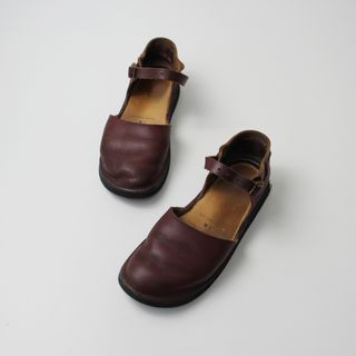 AURORA SHOES オーロラシューズ NEW CHINESE ニュー チャイニーズ ストラップシューズ 6C/ブラウン系 エンジ【2400013303002】(その他)